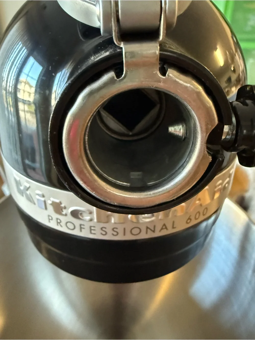 KitchenAid Black Stand Mixer with Stainless Steel Bowl